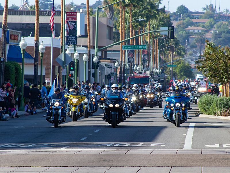 American Legion Riders Post 149 led off the parade in style