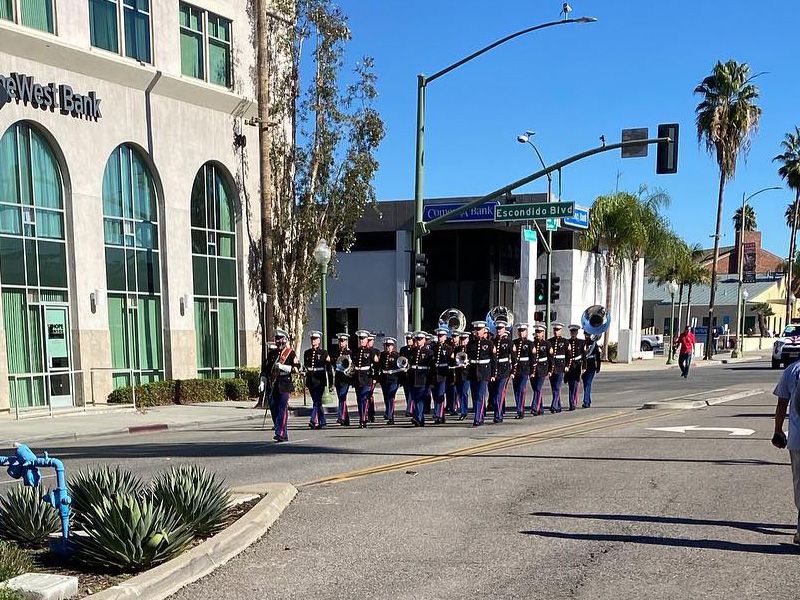 leading the parade